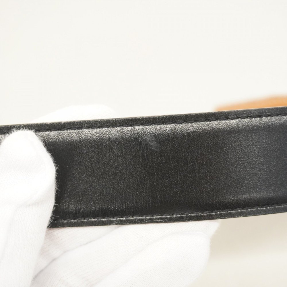 Hermes Hermès Constance Belt, Box Calf Leather, Black and Gold, A Stamp, Wome... - Picture 3 of 7
